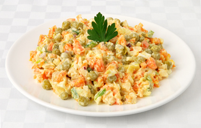 Salat russe - Salade Russe