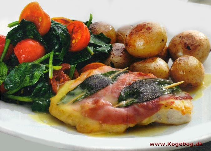 Saltimbocca med kylling